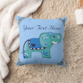 Coussin Henna Elephant (Couverture)