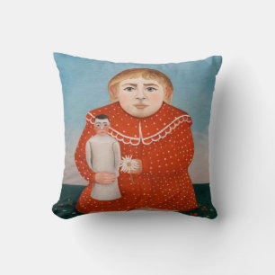 Coussin Henri Rousseau - Enfant à la poupée