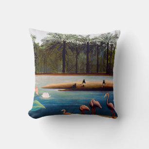 Coussin Henri Rousseau - Les Flamants