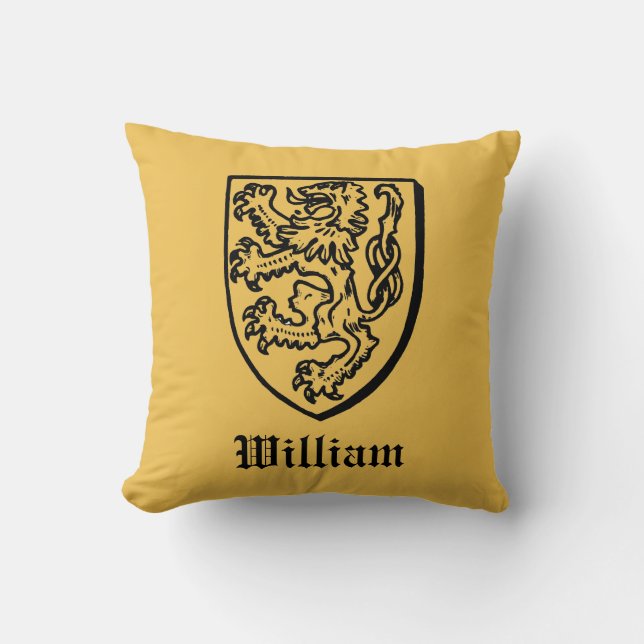 Coussin Héraldique : Lion (Recto)