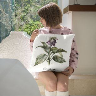 Coussin Herbal Life : Confrey personnalisable