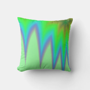 Coussin Herbe verte Abstraite