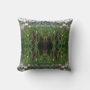 Coussin Herbe Verte Ciel Bleu