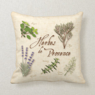 Coussin Herbes de Provence Jeu d'Oreiller