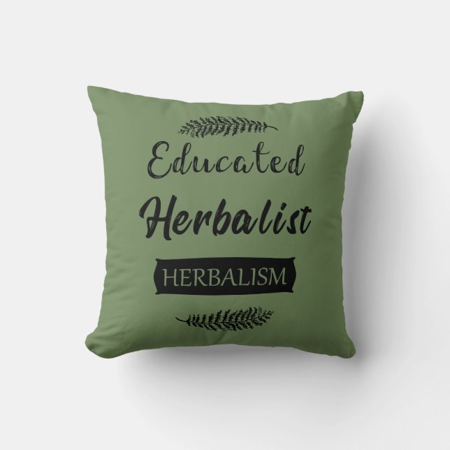 Coussin herboriste instruit (Recto)