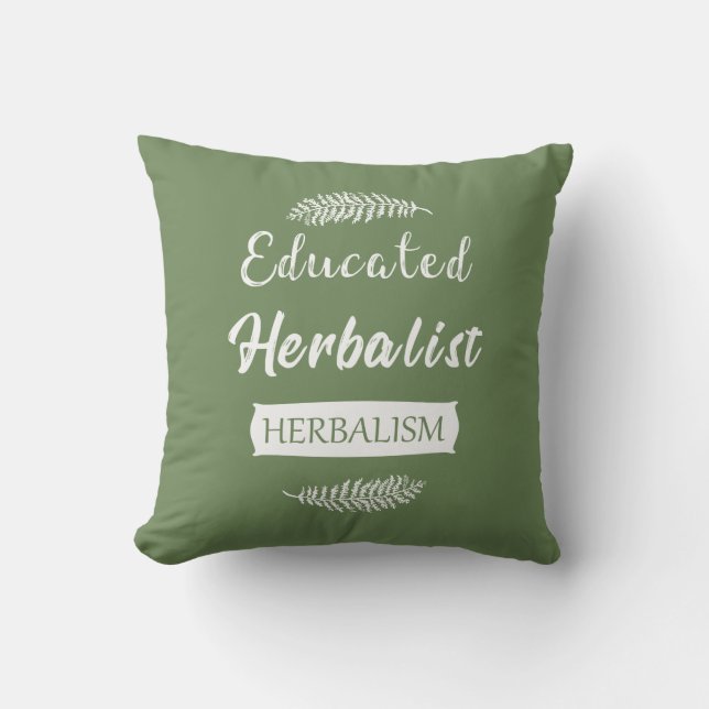Coussin herboriste instruit (Recto)