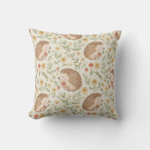 Coussin Hérisson Cottagecore (Recto)