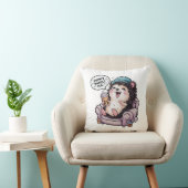 Coussin Hérisson de dessin adorable : Cosy, Kawaii Vibes (Chaise)