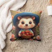 Coussin Hérisson de dessin animé adorable (Couverture)