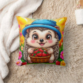 Coussin Hérisson de dessin animé adorable (Couverture)