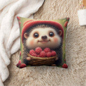 Coussin Hérisson de dessin animé adorable (Couverture)