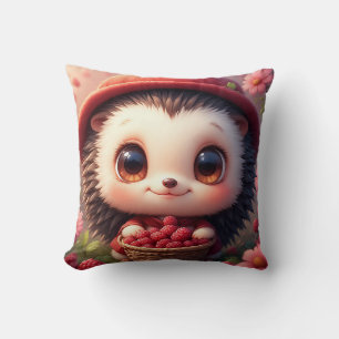 Coussin Hérisson de dessin animé adorable