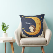 Coussin Hérisson mignon assis sur un croissant de lune (Chaise)