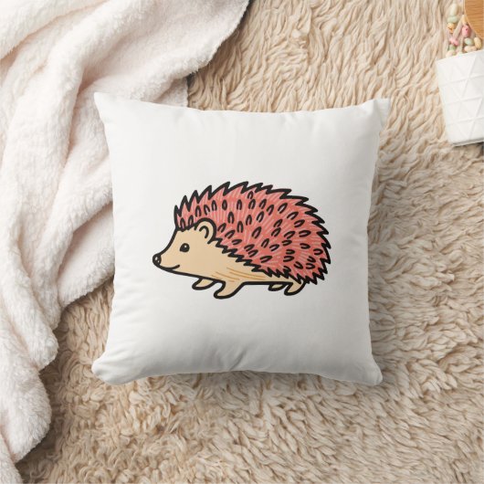 Coussin Hérisson Rose (Couverture)