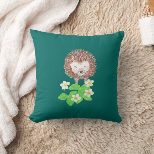 Coussin Hérisson souriant (Couverture)