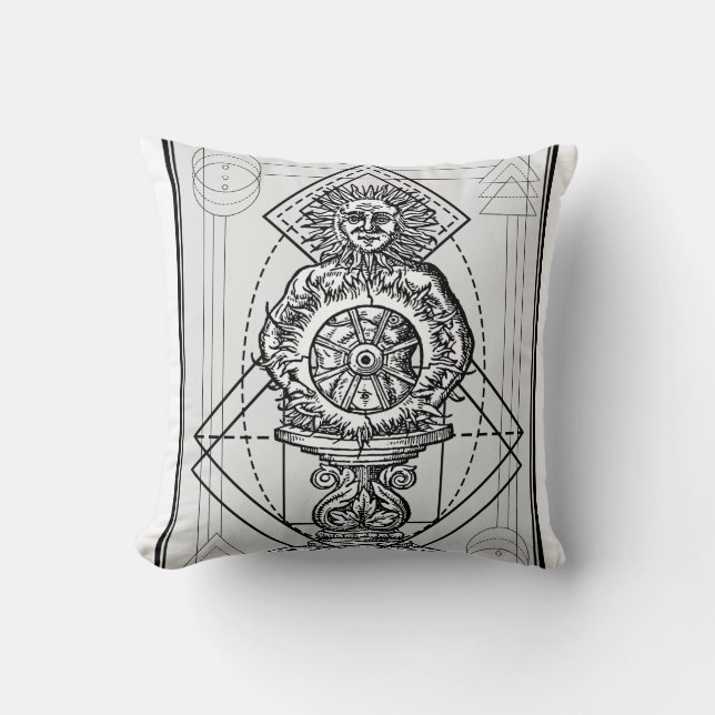 Coussin Hermetica Moderna - Sol Invictus (Recto)