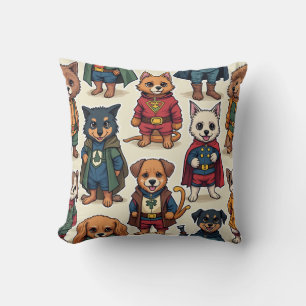 Coussin héros animal mignon