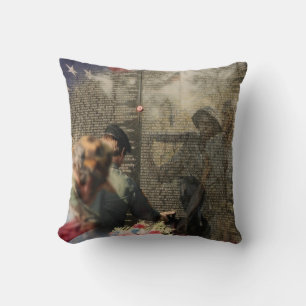 Coussin Héros du Vietnam passés et présents