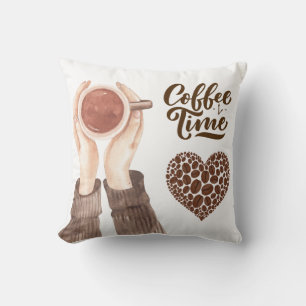 Coussin Heure du café