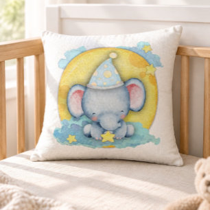 Coussin Heure du coucher de l'éléphant bébé