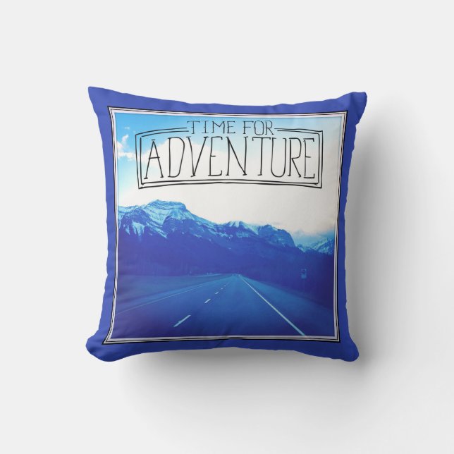 Coussin Heure pour l'aventure (Recto)