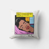 Coussin Heures solitaires Réflexion Valentine Romance (Recto)