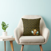 Coussin Heureuse petite abeille (Chaise)