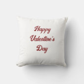 Coussin Heureuse Sainte-Valentin (Recto)