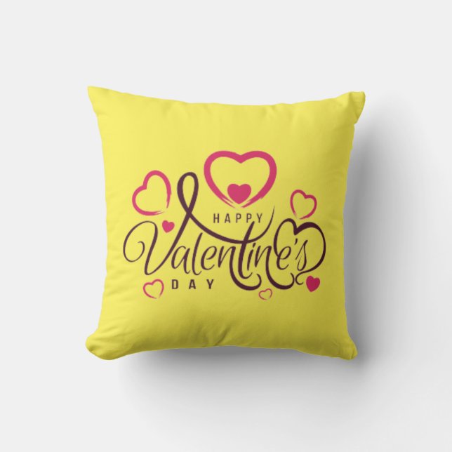 COUSSIN HEUREUSE SAINTE-VALENTIN ! (Recto)