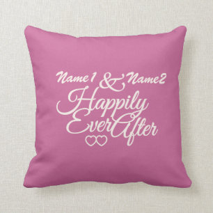 Coussin Heureusement pour toujours pilow fait sur commande
