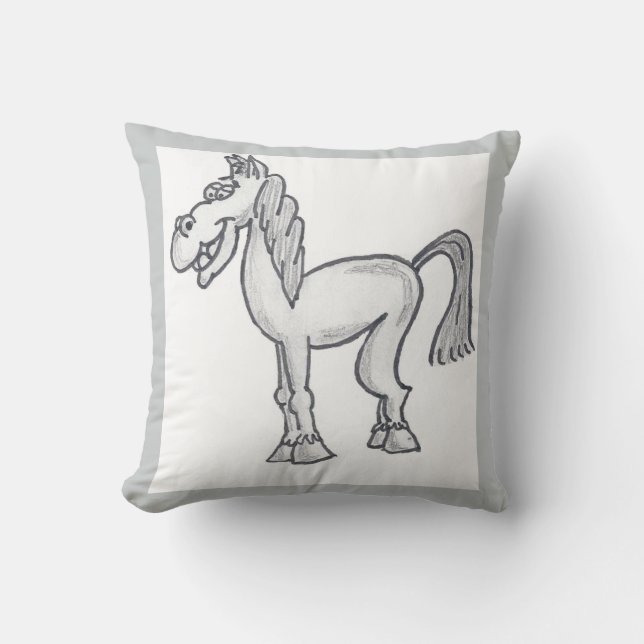 Coussin heureux de cheval (Recto)
