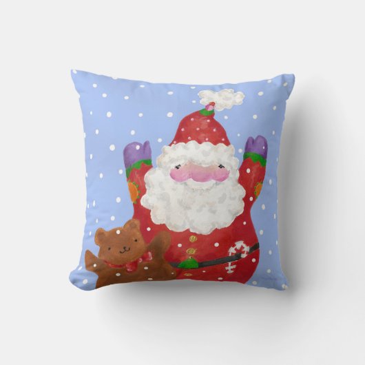 Coussin heureux de neige (Recto)