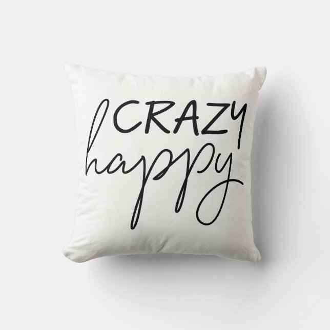 Coussin heureux fou (Recto)