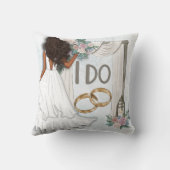 Coussin Heureux toujours après que je fais Mariage Keepsak (Verso)