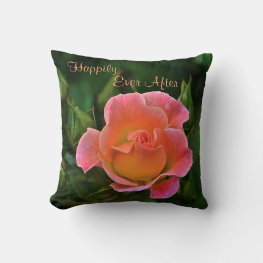 Coussin Heureux toujours après Rose (Recto)