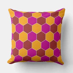 Coussin Hexagons décoratifs Motif mosaïque #10