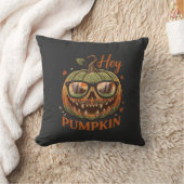 Coussin Hey Citrouille Halloween Lanterne Jack Lunettes Mo (Couverture)