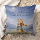Coussin Hey Diddle Diddle Cat and Fiddle Storybook Nursery (Couverture)
