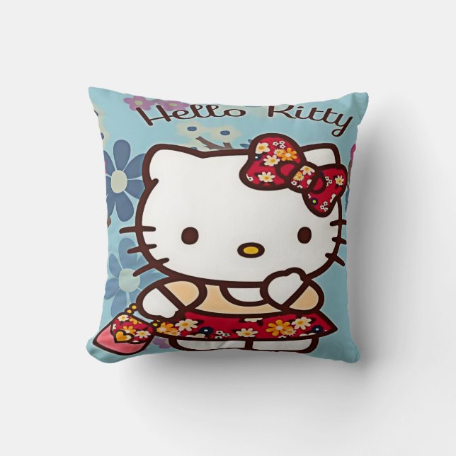 Coussin Hey Pretty Kitty (Recto)