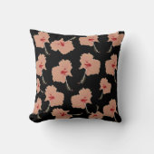 Coussin Hibiscus Floral Art (Recto)