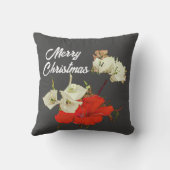 Coussin Hibiscus Joyeux Noël Floral Baby (Verso)