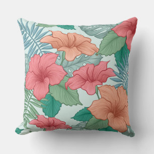 Coussin Hibiscus tropical