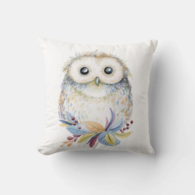 Coussin Hibou (Recto)