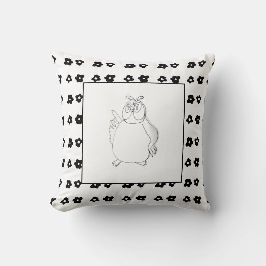 Coussin Hibou С artoon Naissance bébé Garçon pour enfants (Recto)