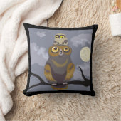 Coussin Hibou et bébé~coussin (Couverture)