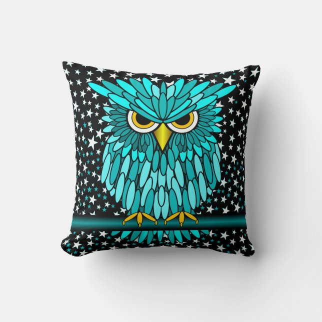 Coussin hibou frais (Recto)