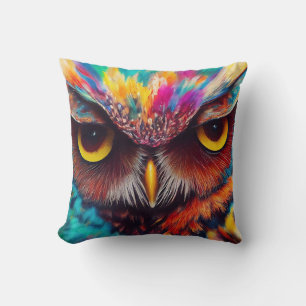 Coussin Hibou Oiseau découverte d'animaux Aventure Nature 