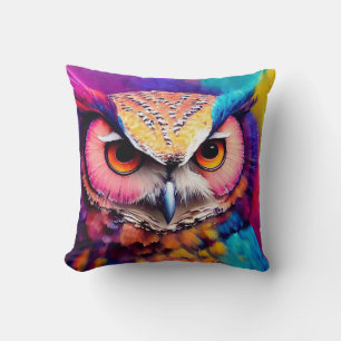 Coussin Hibou Oiseau découverte d'animaux Aventure Nature