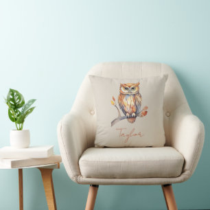 Coussin Hibou Personnalisé