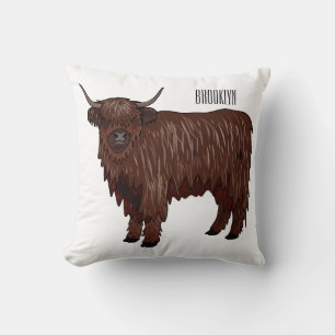 Coussin Highland cow